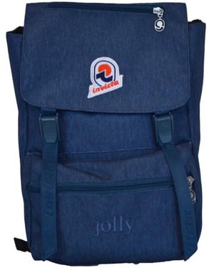 INVICTA WATCH Strapazierfähiger rucksack mit jolly-stickerei - Blau