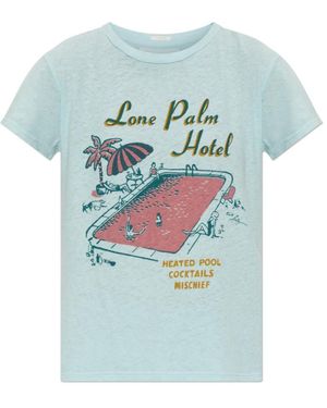 Mother Tops ,Blauw ,Katoen The Lil Sinful Tee