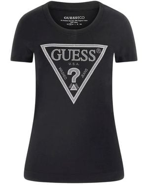 Guess Tops ,Zwart ,Katoen Truien