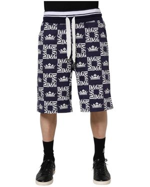 Dolce & Gabbana Long Shorts - Blue