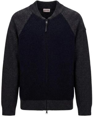 Moncler Truien & Vesten ,Blauw ,Tricot Cardigan