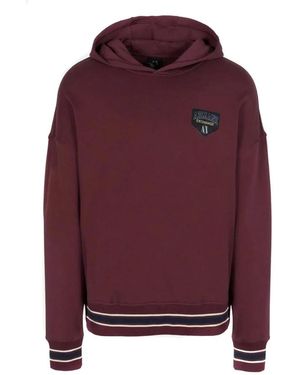 ARMANI EXCHANGE Hoodies - Purple