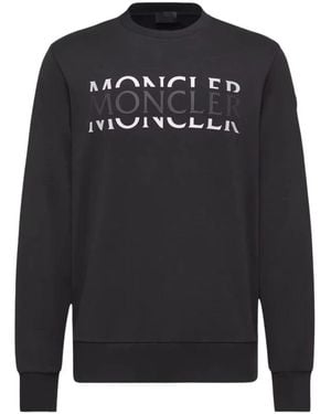 Moncler Sweatshirts - Black