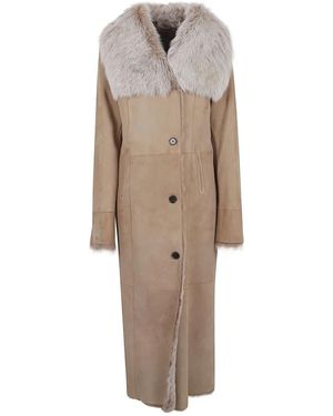 Arma Single-Breasted Coats - Neutro