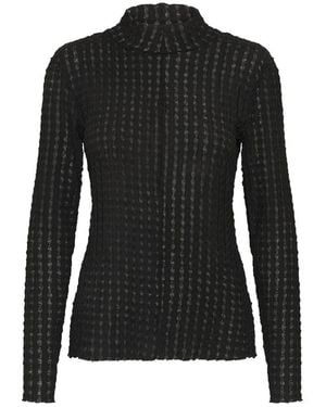 Karen By Simonsen Long Sleeve Tops - Black