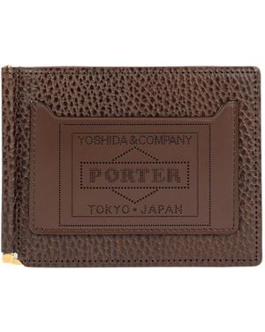 Porter-Yoshida and Co Wallets & Cardholders - Brown