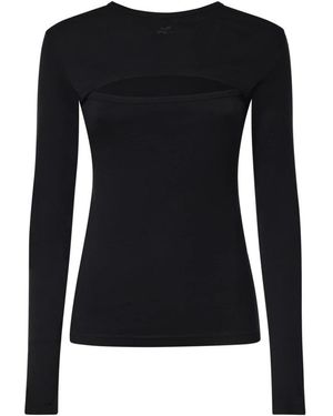 Courreges Long Sleeve Tops - Schwarz