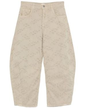 Liu Jo Wide Trousers - Natural