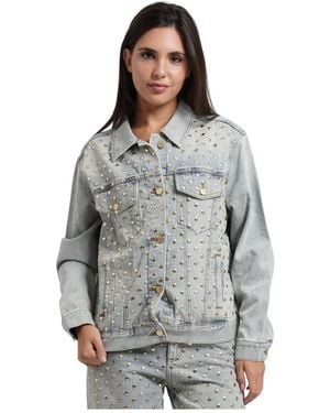ARMANI EXCHANGE Denim Jackets - Grigio