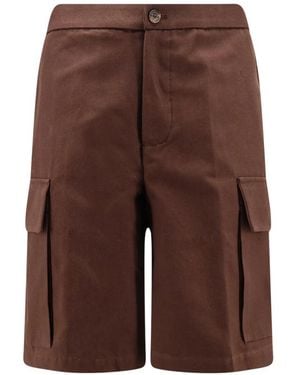 Hevò Casual Shorts - Marrone