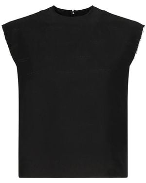 Balenciaga Sleeveless Tops - Black