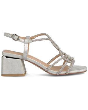 Alma En Pena. High Heel Sandals - Metallic