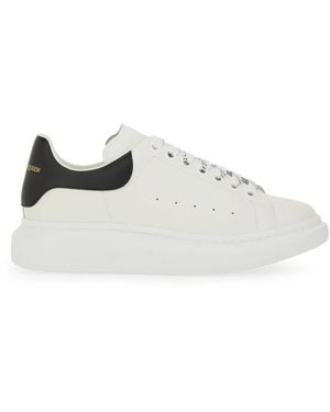 McQueen Schoenen ,Wit ,Leer Oversized Sneaker