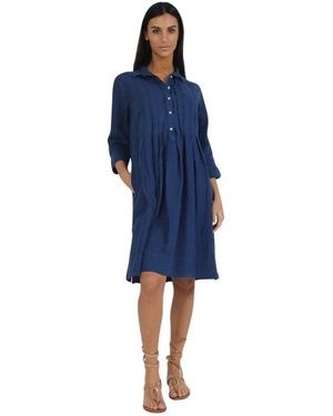ROSSO35 Shirt Dresses - Blue