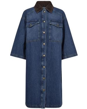 Mos Mosh Shirt Dresses - Blu