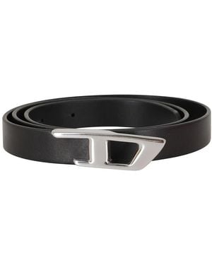 DIESEL Bd Logo 2.0 Gürtel - Schwarz