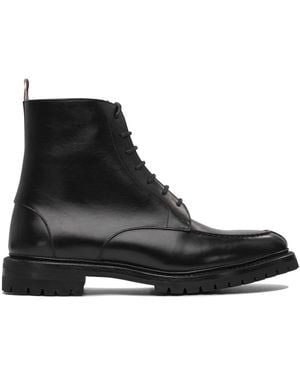 Thom Browne Schwarze derby stiefel