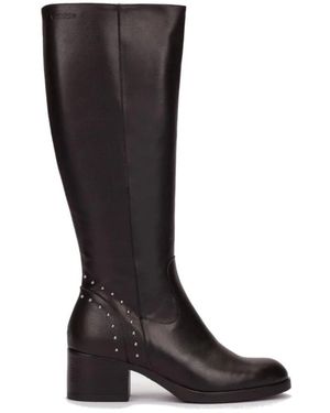 Wonders Heeled Boots - Zwart