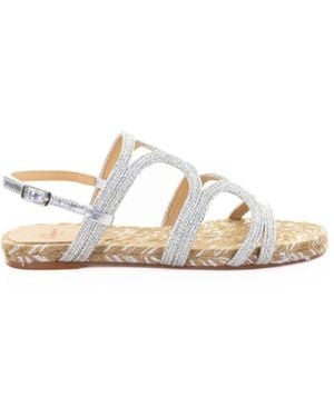Castañer Flat Sandals - Metálico