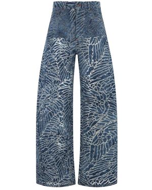 GIUSEPPE DI MORABITO Loose-Fit Jeans - Azul