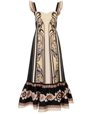 La DoubleJ Midi Dresses - Negro