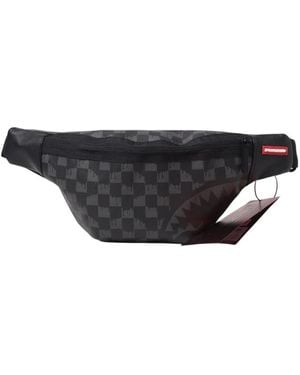 Sprayground Checkered Waist Pack - Schwarz