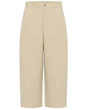 My Essential Wardrobe Wide Trousers - Natural