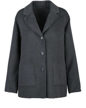 Marella Single-Breasted Coats - Noir