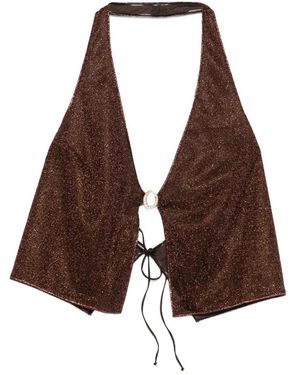 Oséree Tops ,Bruin ,Sleeveless Tops