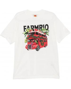 FARM Rio London Bus T-Shirt - Wit