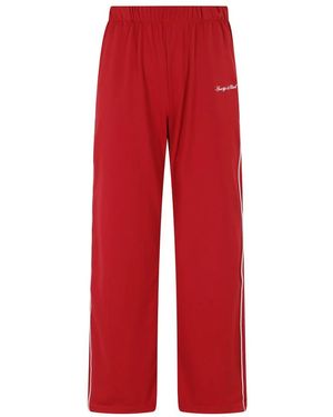 Sporty & Rich Joggers - Red