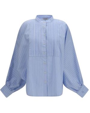 SOSUE Overhemden ,Blauw ,Katoen Antonia Voile Shirt