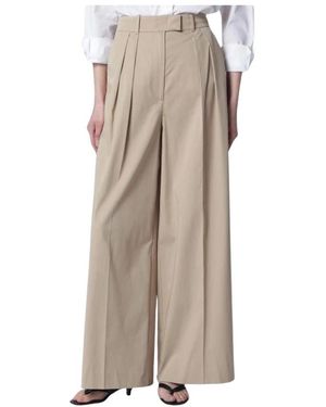 Anine Bing Wide Trousers - Neutro