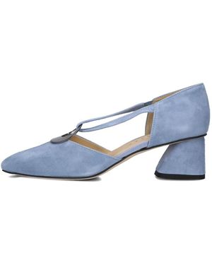 Brunate Schoenen ,Blauw ,Suède 51528 Pump