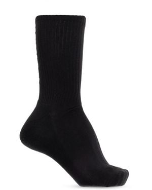 McQueen Baumwollsocken Mit Logo - Schwarz