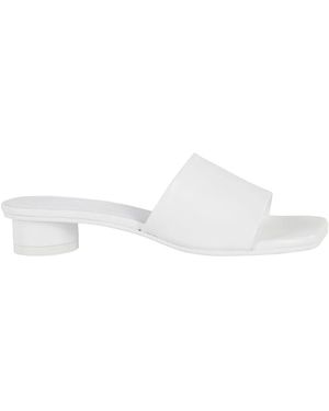 MM6 by Maison Martin Margiela Heeled Mules - Wit