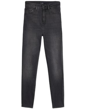 7 For All Mankind Skinny Jeans - Gris