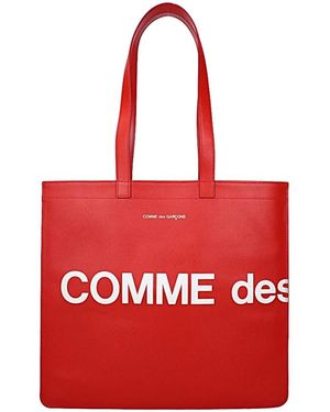 Comme des Garçons Tote Bags - Red