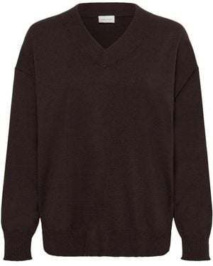 Part Two V-Neck Knitwear - Noir