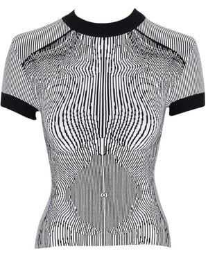 Jean Paul Gaultier Round-Neck Knitwear - Gris