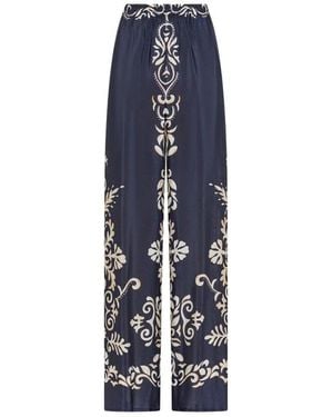 Seventy Wide Trousers - Blue