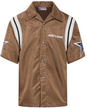 Just Don Short Sleeve Shirts - Marron
