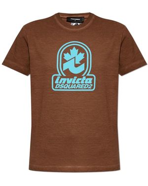 DSquared² T-Shirts - Marrone
