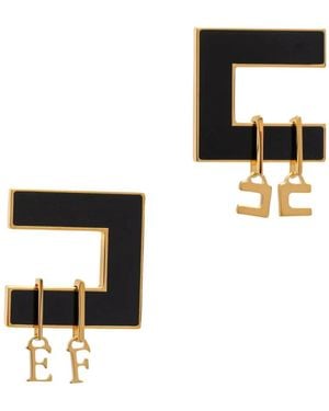 Elisabetta Franchi Earrings - Black