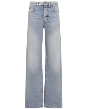 Saint Laurent Wide Jeans - Azul