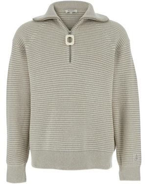 JW Anderson V-Neck Knitwear - Grijs