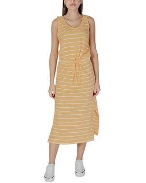 B.Young Bypandinna String Lange Jurk - Naturel