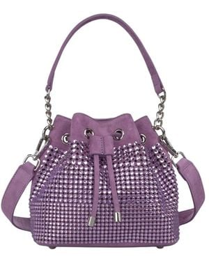 Alma En Pena. Bucket Bags - Purple