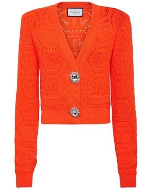 Philipp Plein Cardigans - Rood