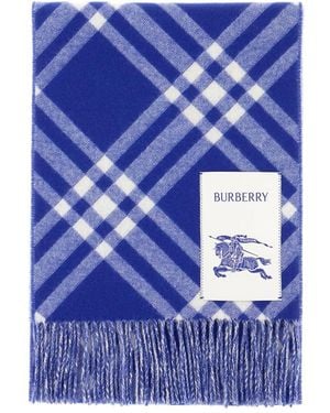 Burberry Winter Scarves - Blue
